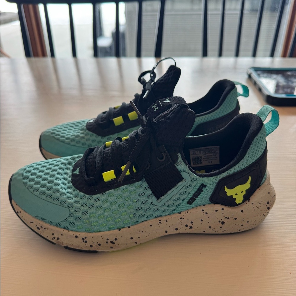 Under Armour Kids Sneakers - Teal and Black